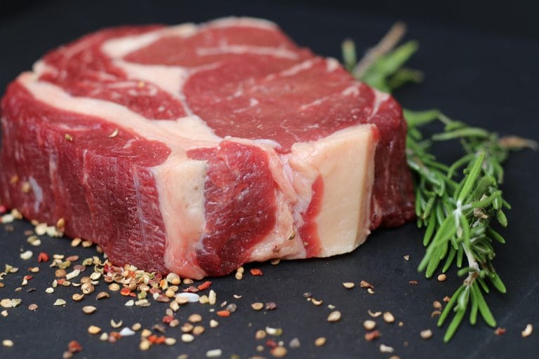Thick slab of steak
